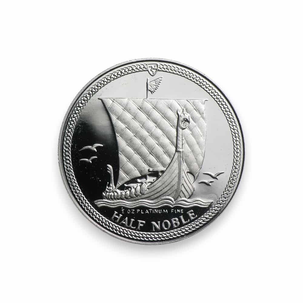 Image of 1/2 oz Platinum Noble Isle of Man .9995 Fine Coin (Random Date)