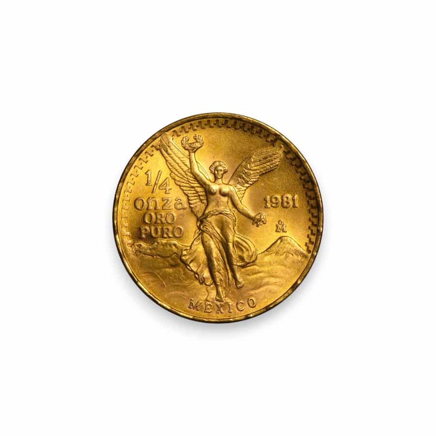Image of 1/4 oz Mexican Libertad Onza Gold Coin .999 Fine (Random Date)