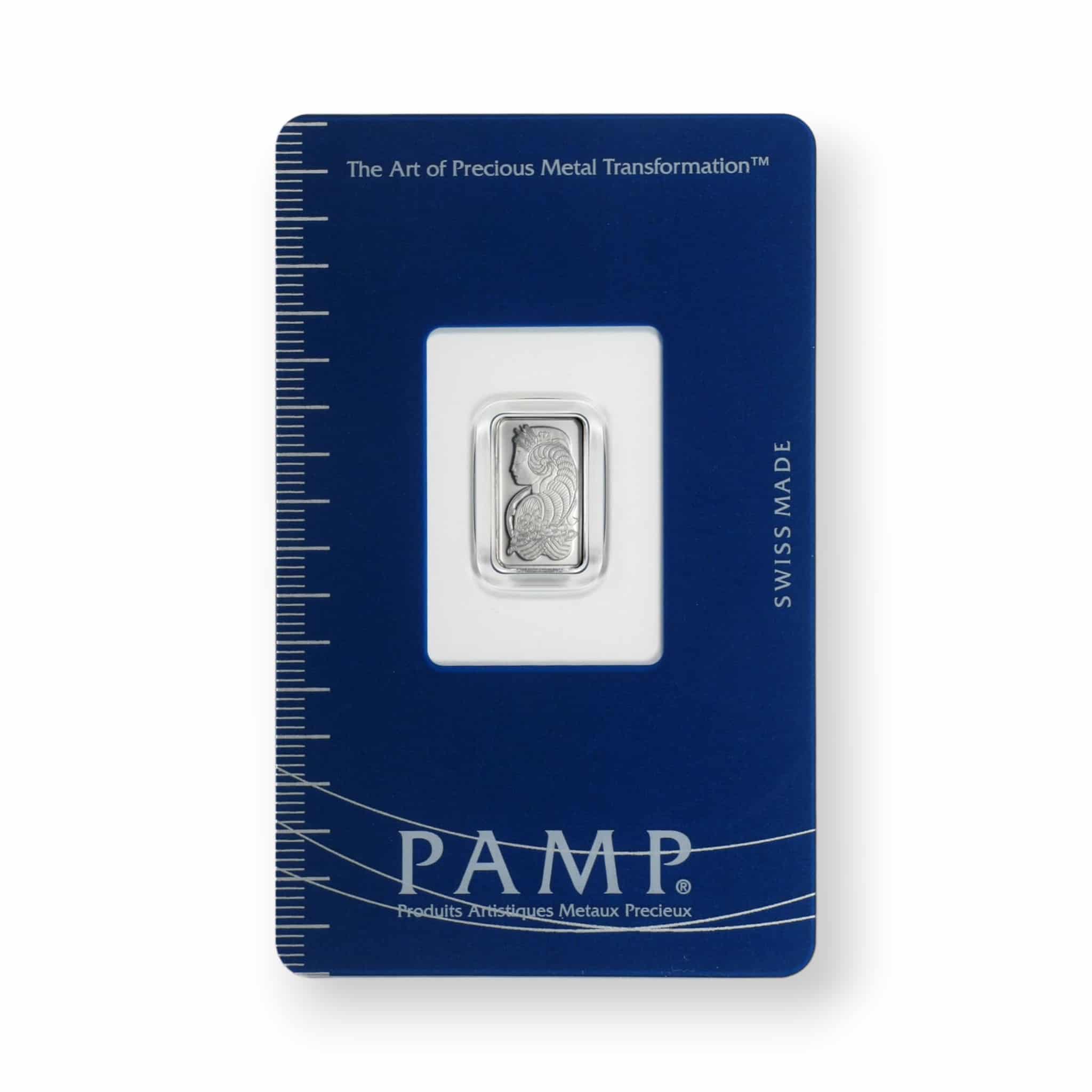 Image of 1 Gram Platinum Pamp Lady Fortuna Sealed with Carded Assay .9995 Fine