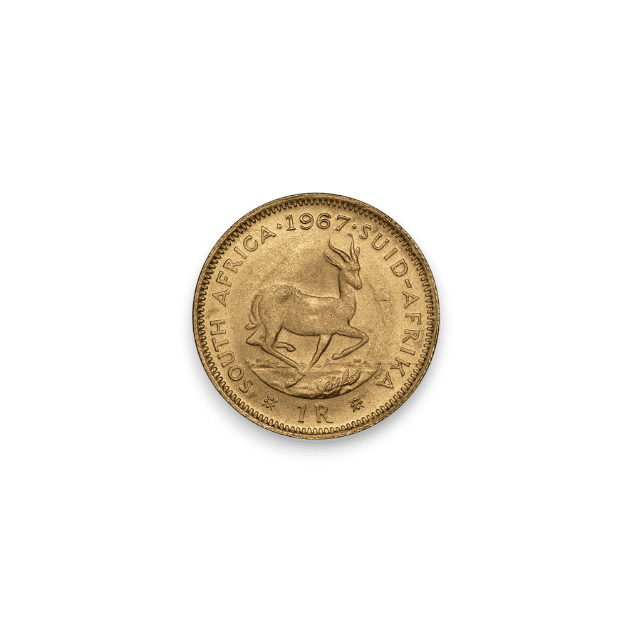 Image of South African 1 Rand Gold Coin