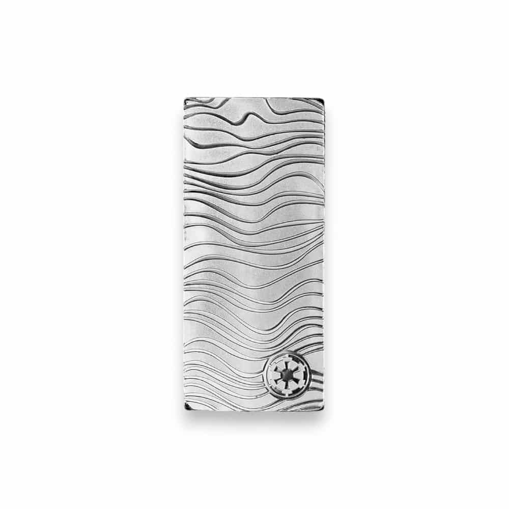 Image of 1 oz Niue Star Wars Mandalorian Beskar Silver Bar .999 Fine (Random Date)