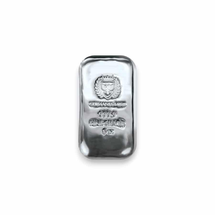 Image of 1 oz Germania Mint .9999 Fine Silver Bar