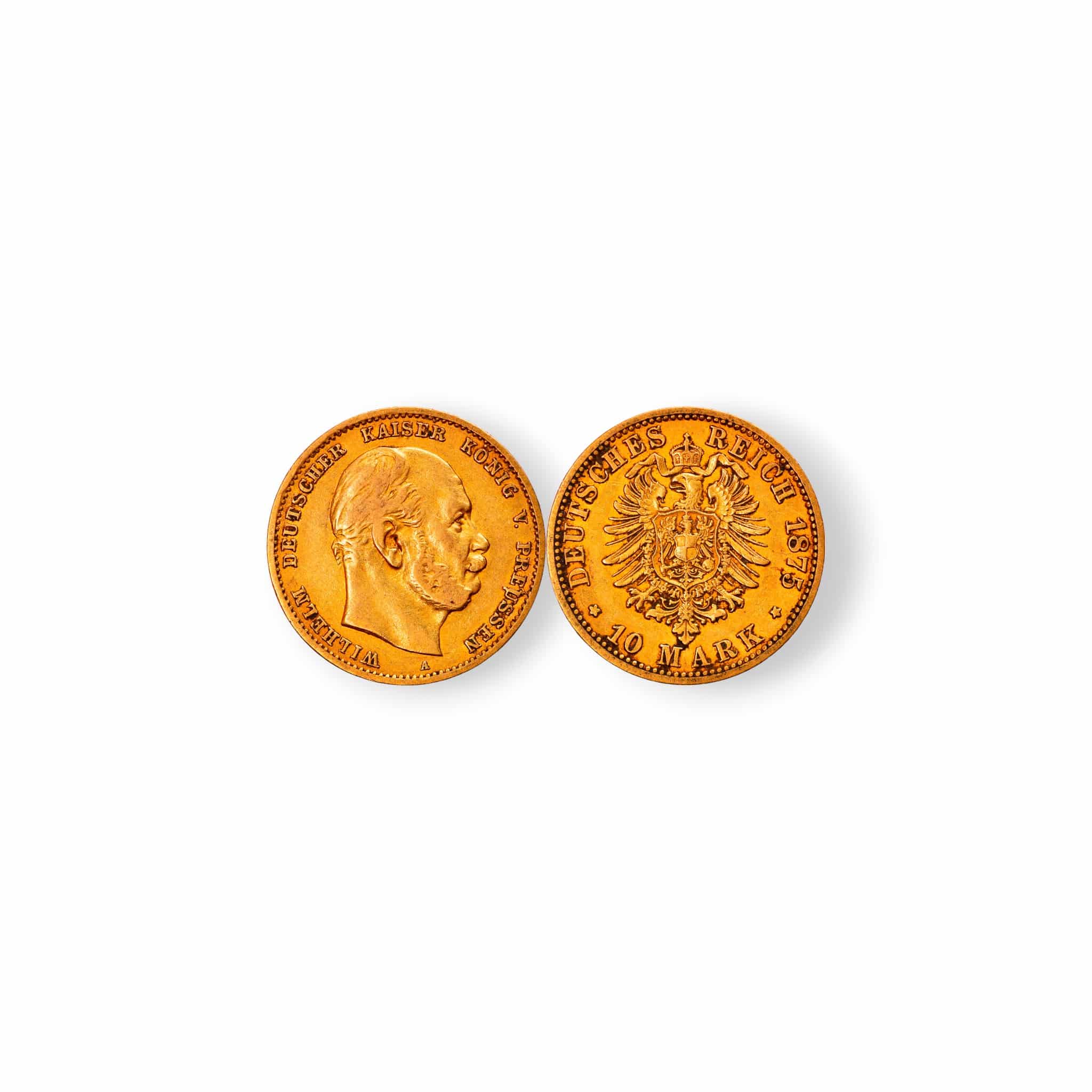 Image of German 10 Mark Gold Coin (Random Date)