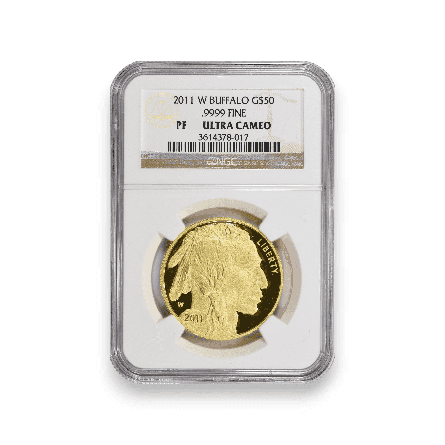 Image of 2011-W Proof Buffalo 1 oz $50 Gold Coin .9999 Fine NGC Certified