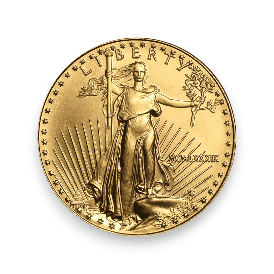 Buy 1989 $50 1 oz American Gold Eagle (MCMLXXXIX) | PURE