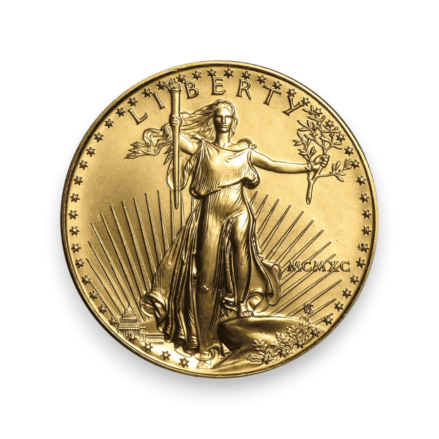 Buy 1990 $50 1 oz American Gold Eagle (MCMXC) | PURE