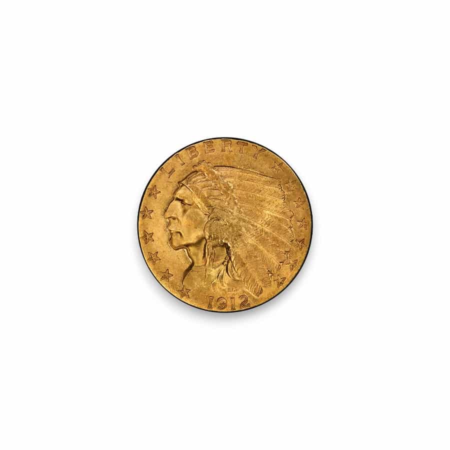 Image of $2.5 Indian Head Gold Quarter Eagle