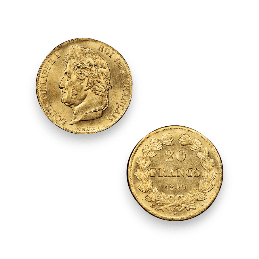 Image of French 20 Francs Louis Philippe (1830-1848)