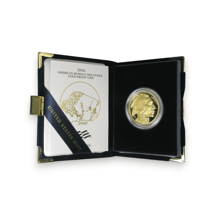 Image of 2006-W 1 oz Proof $50 American Gold Buffalo .9999 Fine (w/Box & COA)