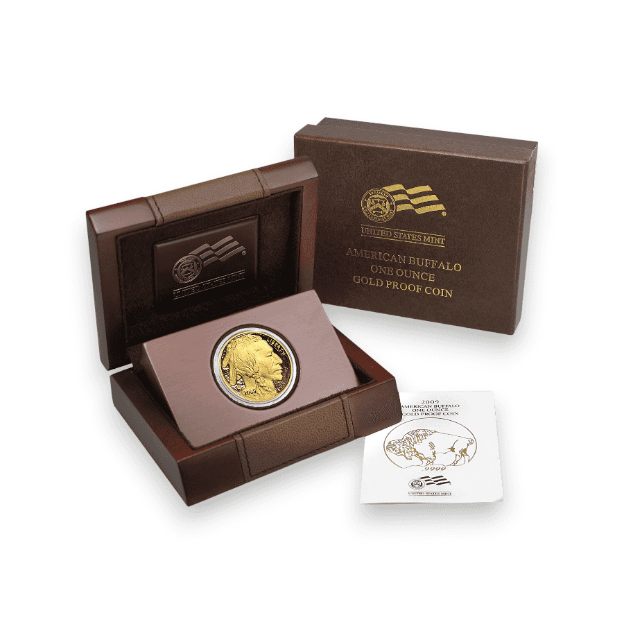 Image of 2009-W 1 oz Proof $50 American Gold Buffalo .9999 Fine (w/Box & COA)