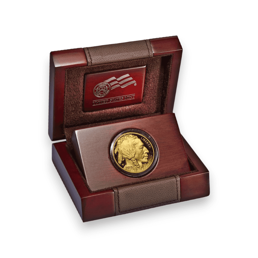 Image of 2015-W 1 oz Proof $50 American Gold Buffalo .9999 Fine (w/Box & COA)
