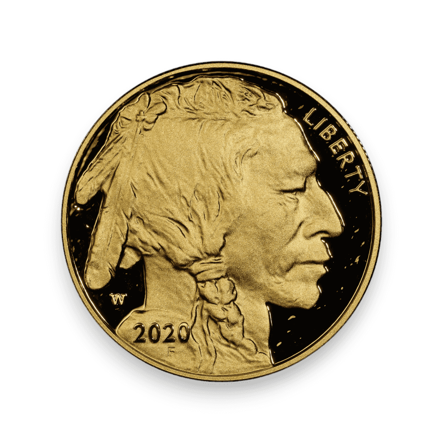 Image of 2020-W 1 oz Proof $50 American Gold Buffalo .9999 Fine (w/Box & COA)