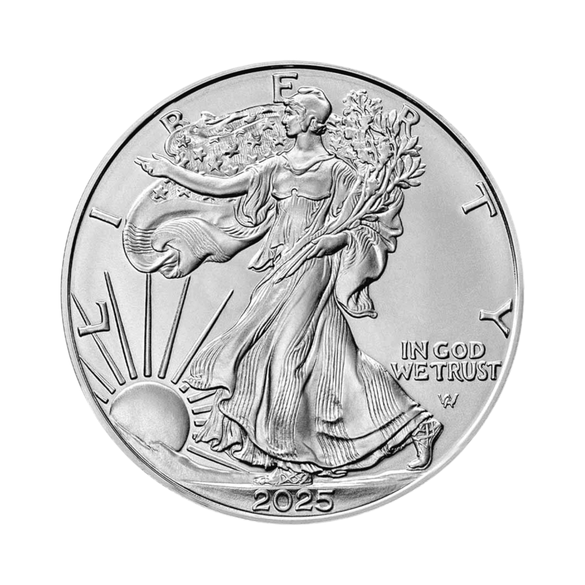 Image of 2025 American Silver Eagle 1 oz .999 Fine $1 Coin 