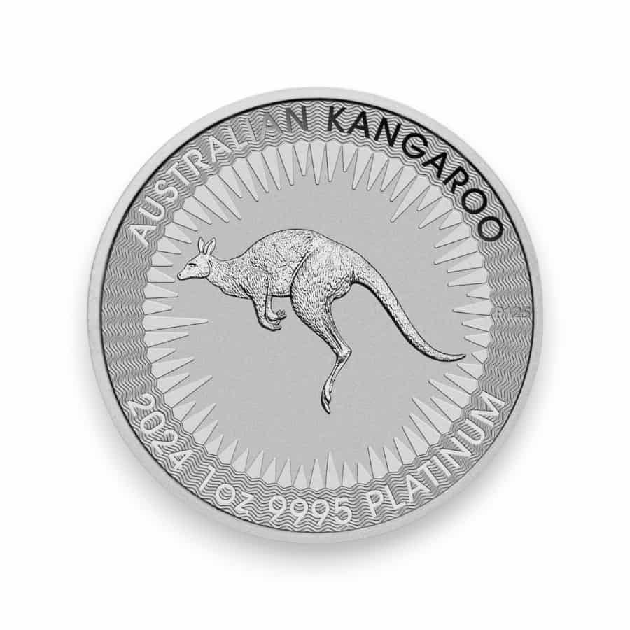 Image of 2024 1 oz Australian Platinum Kangaroo .9995 Fine $100 Coin