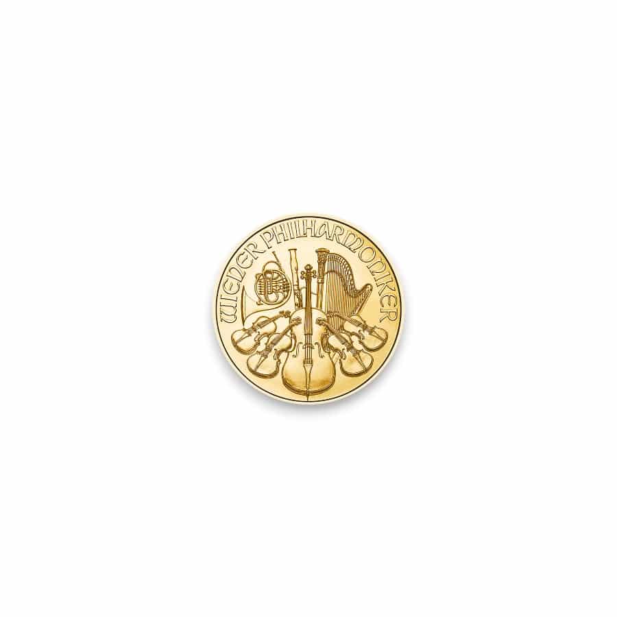 Image of 2024 1/10 oz Gold Austrian Philharmonic .9999 Fine €10 Coin
