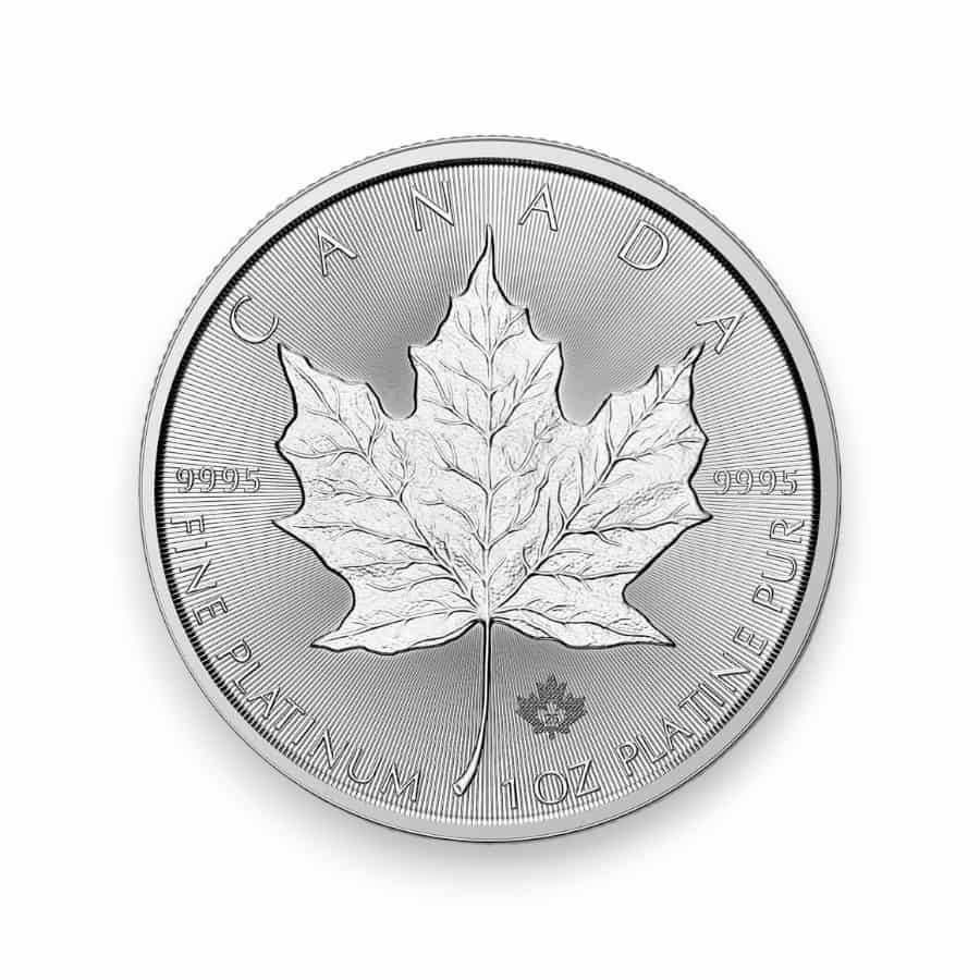 Image of 2025 Canadian Platinum Maple Leaf 1 oz $50 Coin .9995 Fine