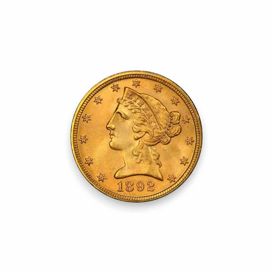 Image of $5 Liberty Head Gold Half Eagle