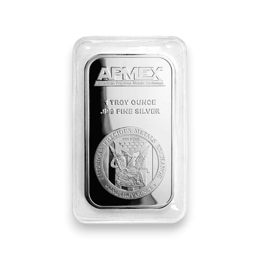 Buy 5 oz APMEX Silver Bar .999 Fine | PURE