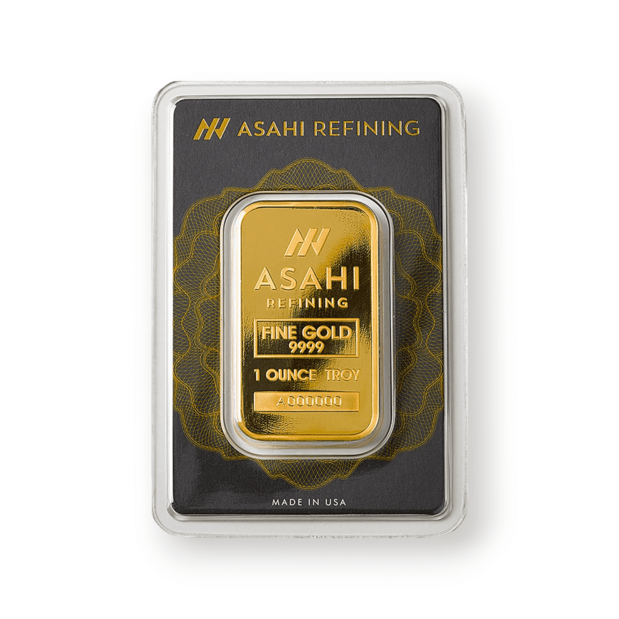 Image of 1 oz Asahi Gold Bar .9999 Fine Sealed in Assay Card