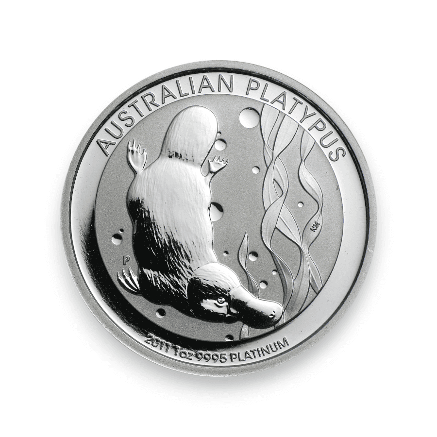 Image of Australian 1 oz Platinum Platypus .9995 Fine $100 Coin (Random Date)