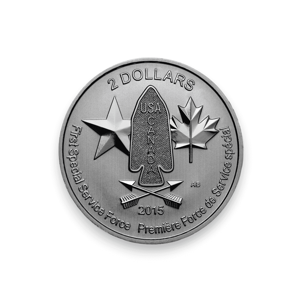 Image of 1/2 oz Canadian Silver Devil's Brigade Commemorative .9999 Fine $2 Coin (Random Date)