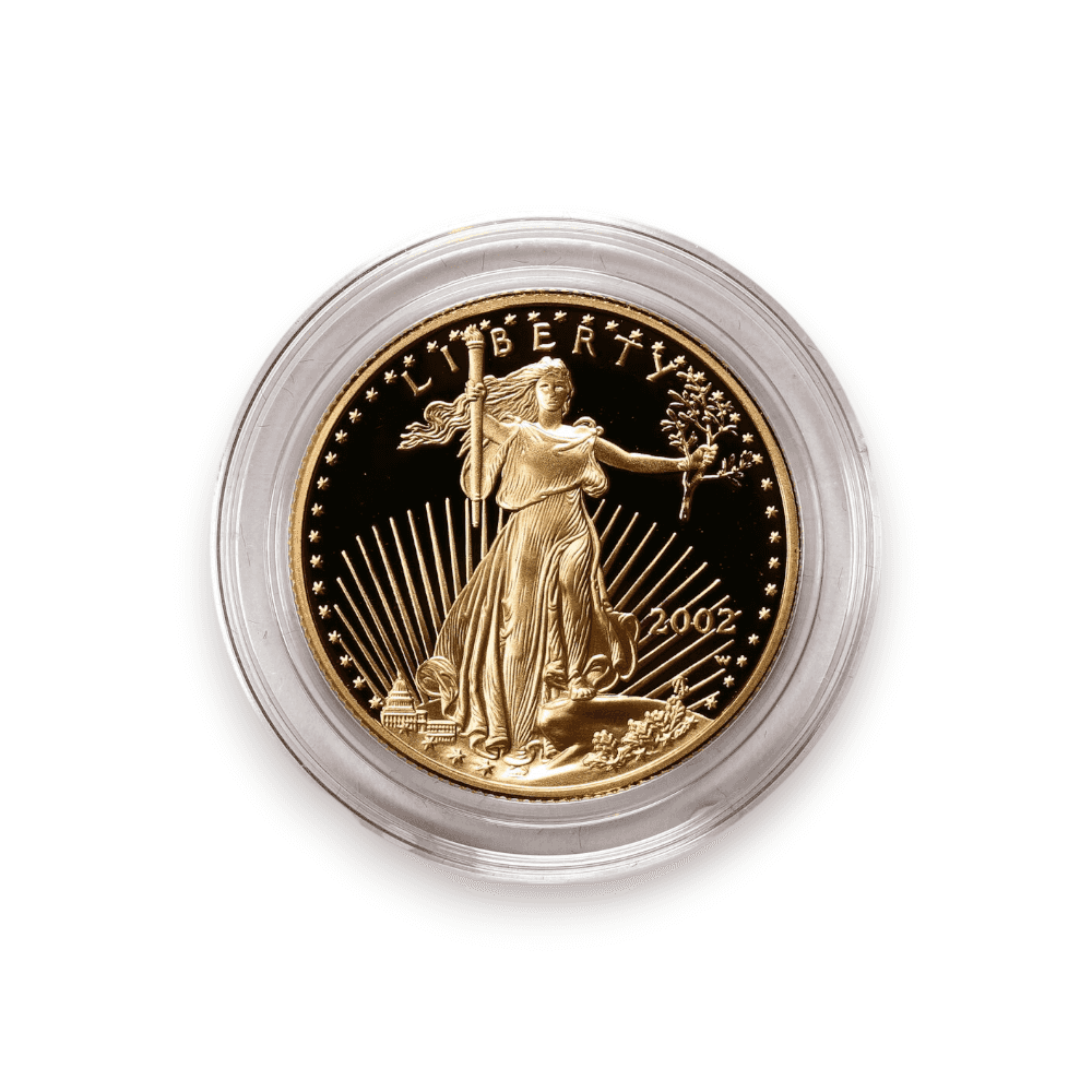 Image of 1/2 oz Proof $25 American Gold Eagle Incomplete in Capsule/Slab