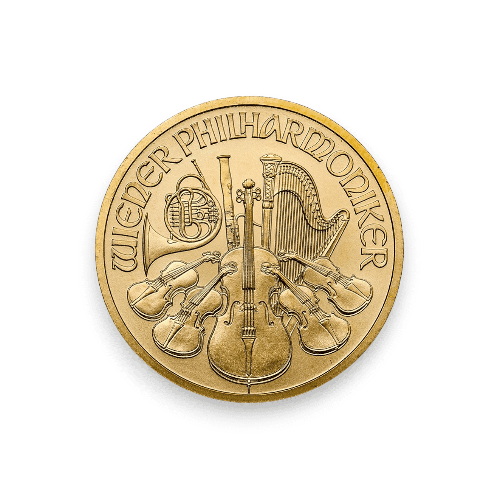Image of 1/2 oz Austrian Philharmonic Gold €50 Coin (Random Date)