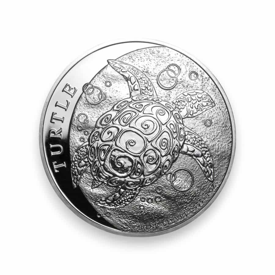 Image of Niue 1 oz Silver Hawksbill Turtle $2 Coin (Random Date)