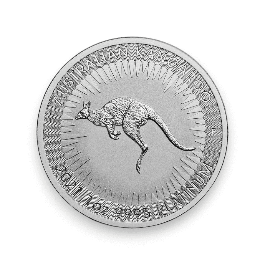 Image of 1 oz Australian Platinum Kangaroo .9995 Fine $100 Coin (Random Date)
