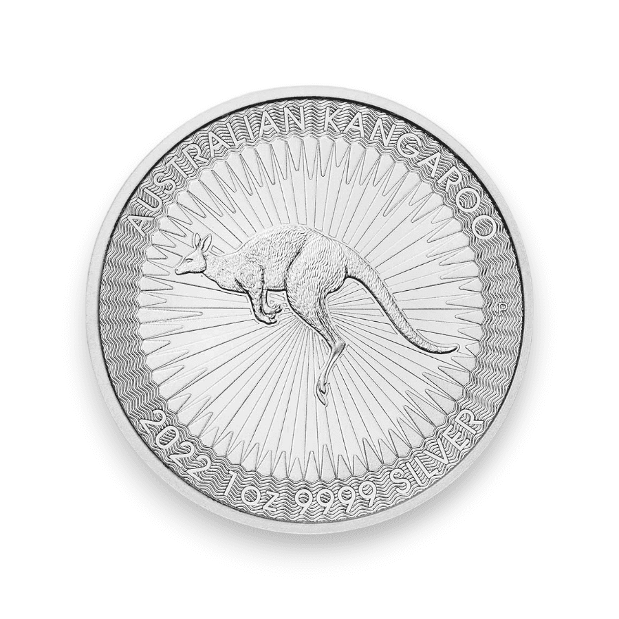 Image of 1 oz Australian Silver Kangaroo .999 Fine $1 Coin (Random Date)