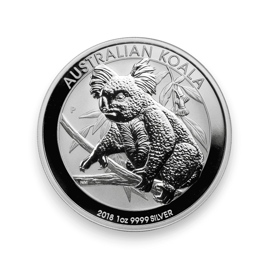 Image of 1 oz Australian Silver Koala .999 Fine $1 Coin (Random Date)