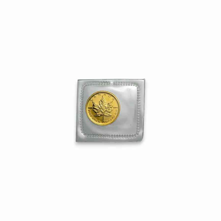 Image of 1/20 oz Canadian Gold Maple Leaf .9999 Fine Sealed in OGP $1 Coin (Random Date)