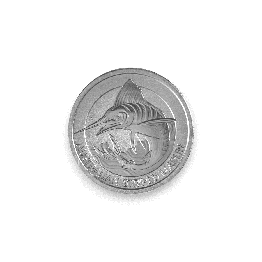 Image of 1/3 oz Platinum Australian Striped Marlin Perth Mint $30 Coin .9995 Fine (Random Date)