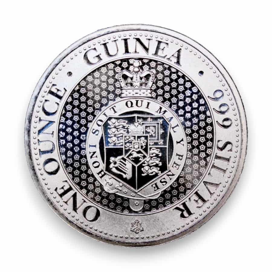 Image of St. Helena Military Guinea 1.25 oz Silver £1.25 Coin (Random Date)