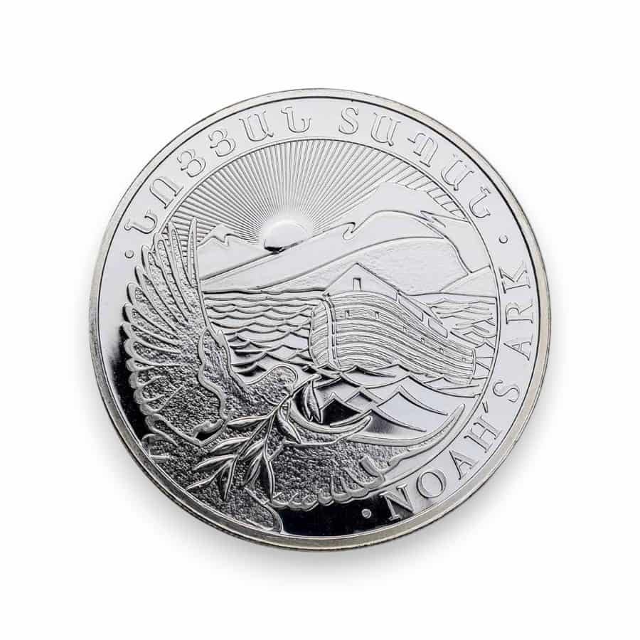 Image of 1 oz Silver Noah's Ark Armenia Geiger 500 Drams Coin .999 Fine (Random Date)