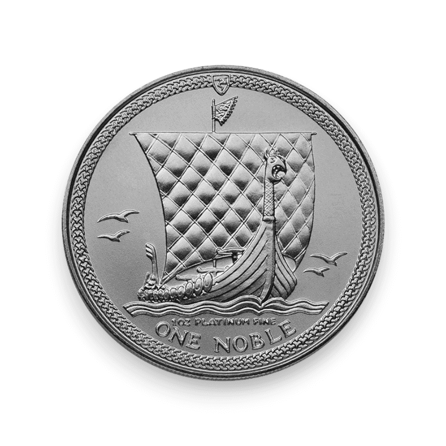 Image of 1 oz Platinum Noble Isle of Man .9995 Fine Coin (Random Date)