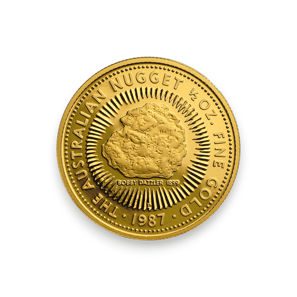 Buy 1 oz Australian Gold Nugget Proof $100 Coin (Random Date) | PURE