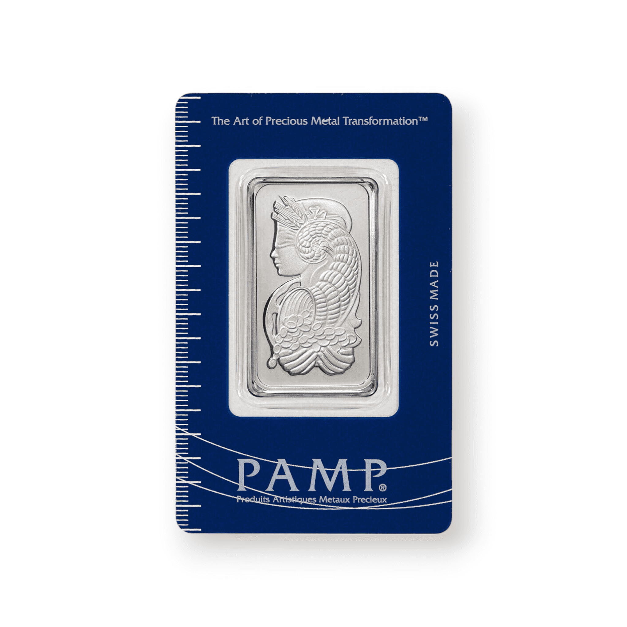 Image of 1 oz Platinum Bar PAMP Suisse Lady Fortuna Sealed with Assay .9995 Fine