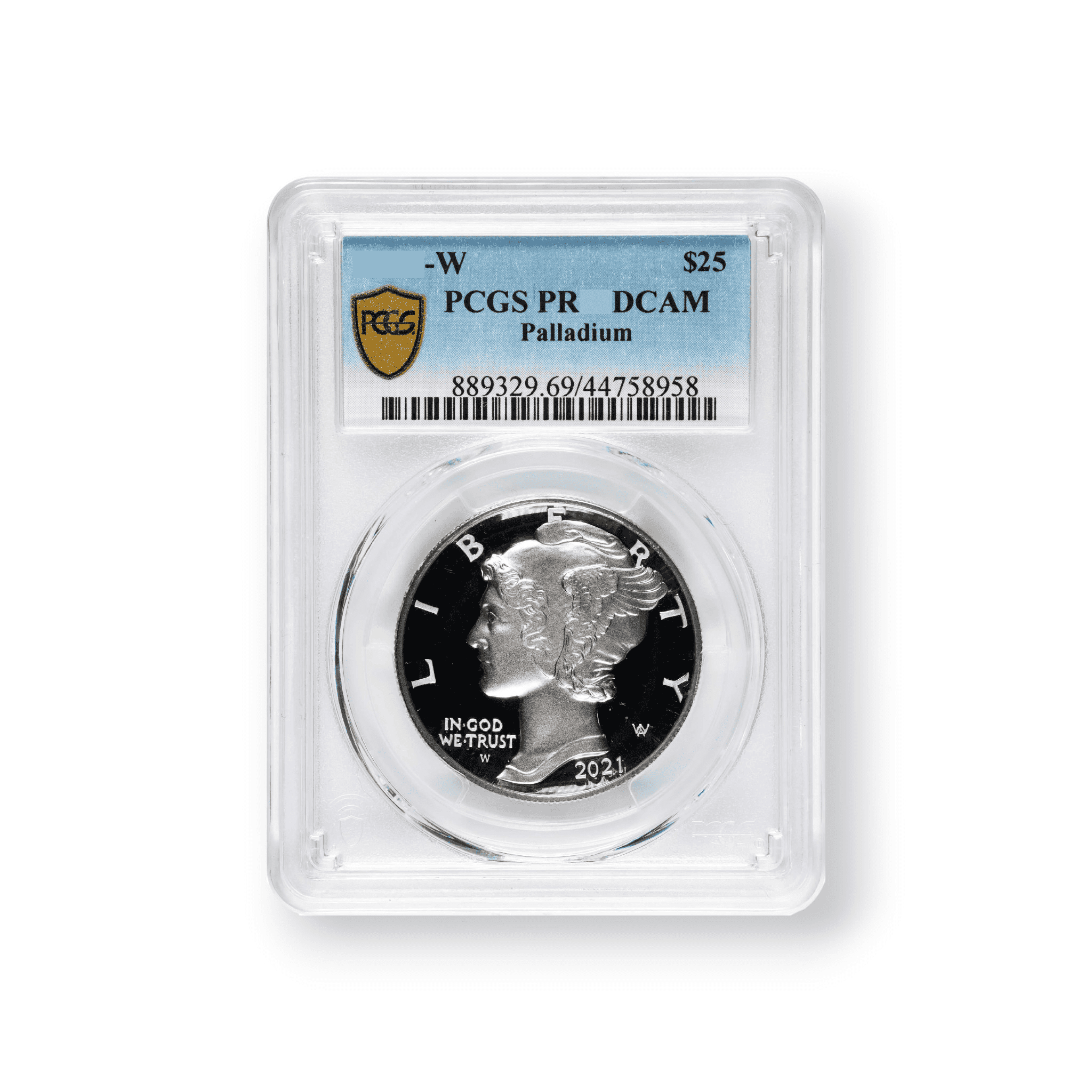 Image of 1 oz Proof/Reverse Proof American Palladium Eagle .9995 Fine PCGS Certified $100 Coin