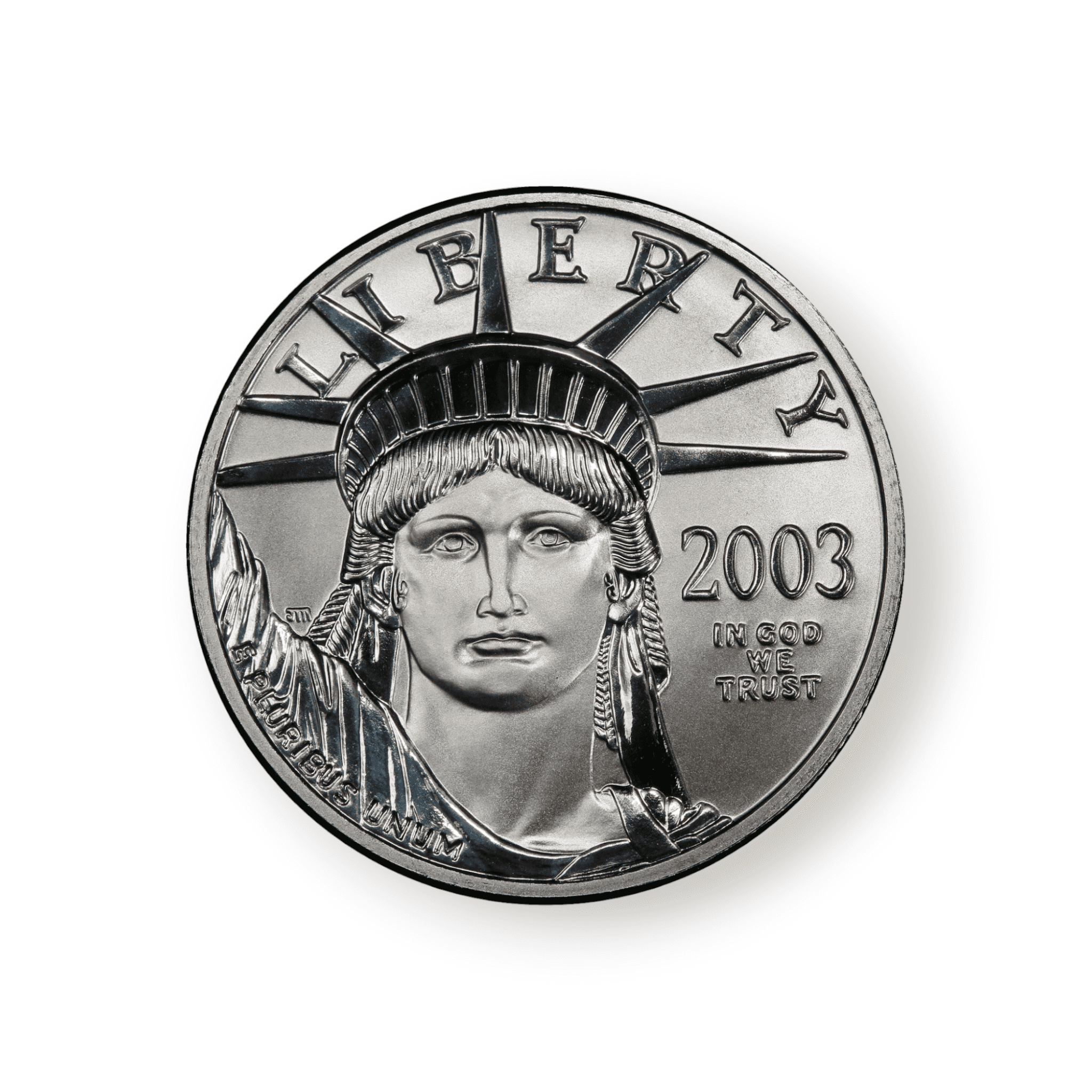 Image of 1/2 oz American Platinum Eagle $50 .9995 Coin (Random Date)