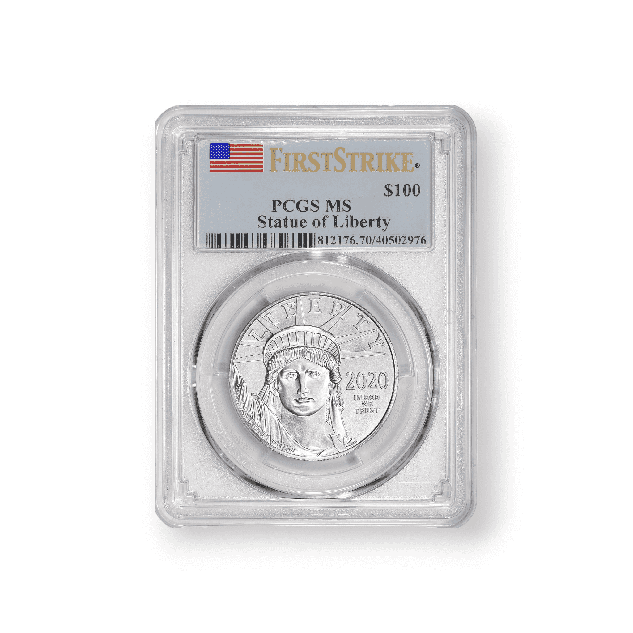 Image of 1 oz American Platinum Eagle $100 Coin PCGS Certified (Random Date)