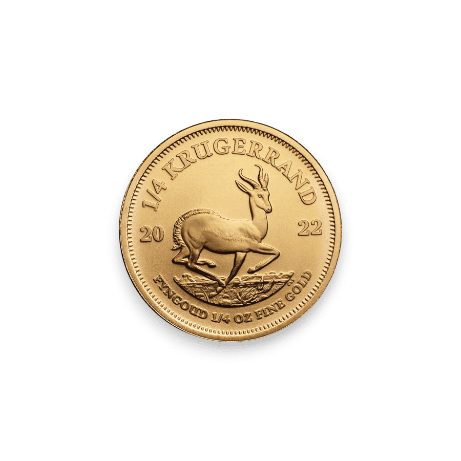 Image of 1/4 oz South African Gold Krugerrand Coin (Random Date)
