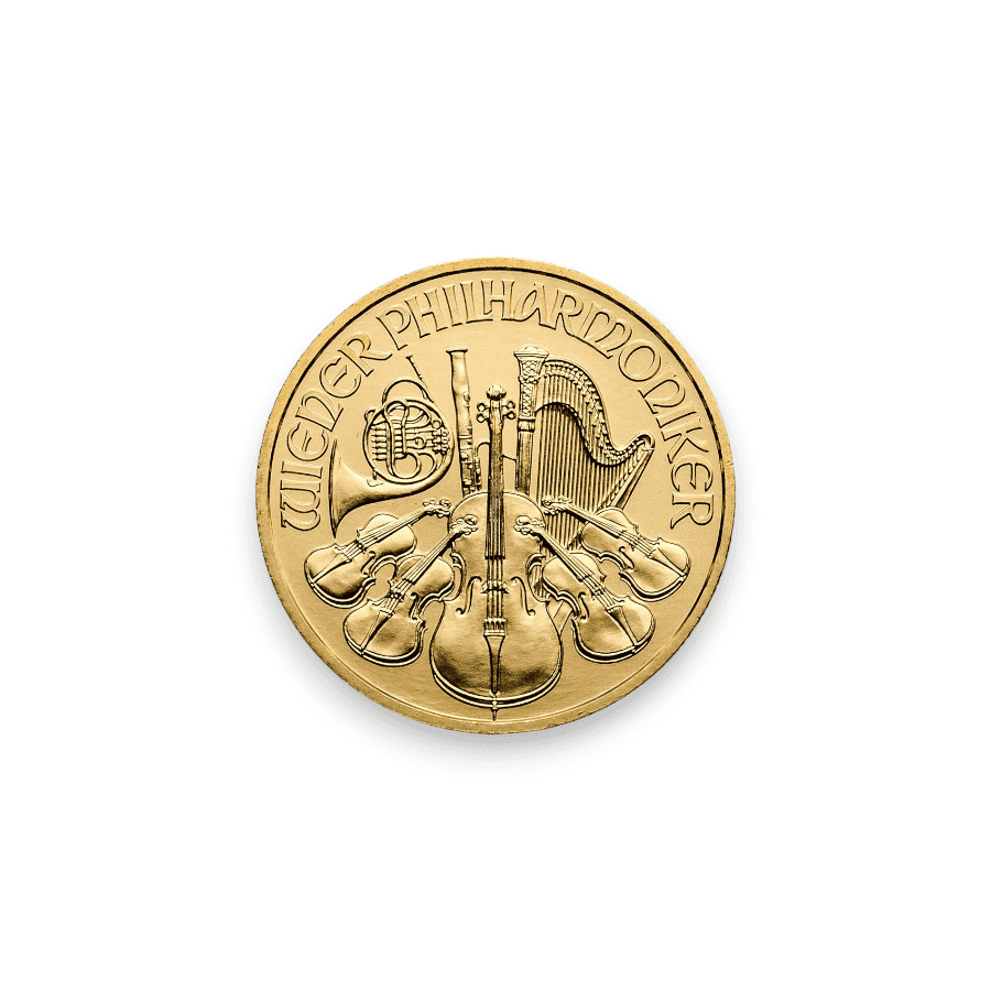 Image of 1/4 oz Austrian Philharmonic Gold €25 Coin (Random Date)