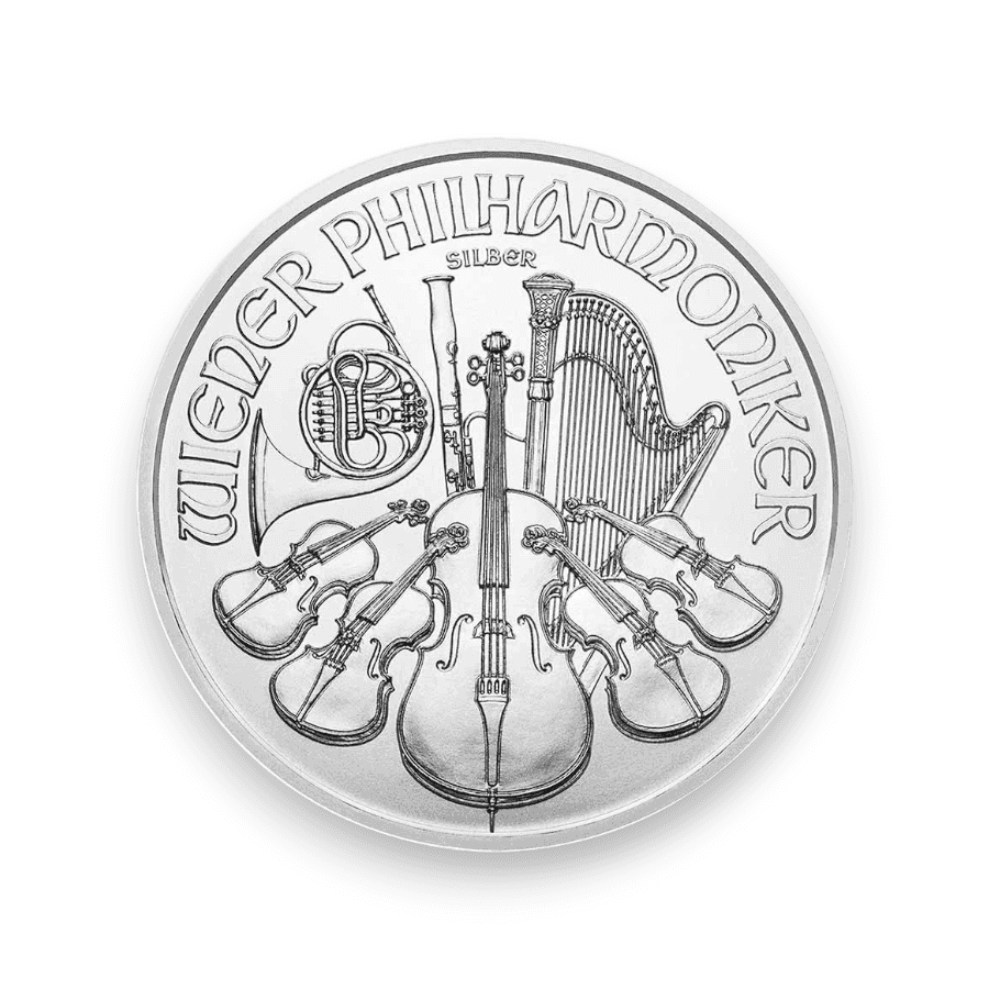 Image of 1 oz Austrian Silver Philharmonic .999 Fine €1 Coin (Random Date)