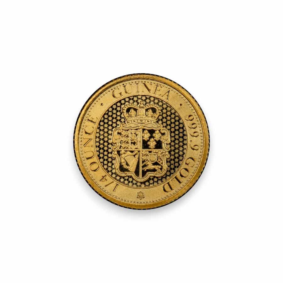 Image of 1/4 oz Gold St. Helena Rose Crown Guinea .9999 Fine £25 Coin (Random Date)