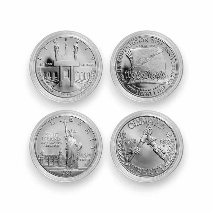 Image of $1 American Modern Silver Commemorative Coin .7734 oz Capsule/Slab Only (Random Design, BU/Proof)