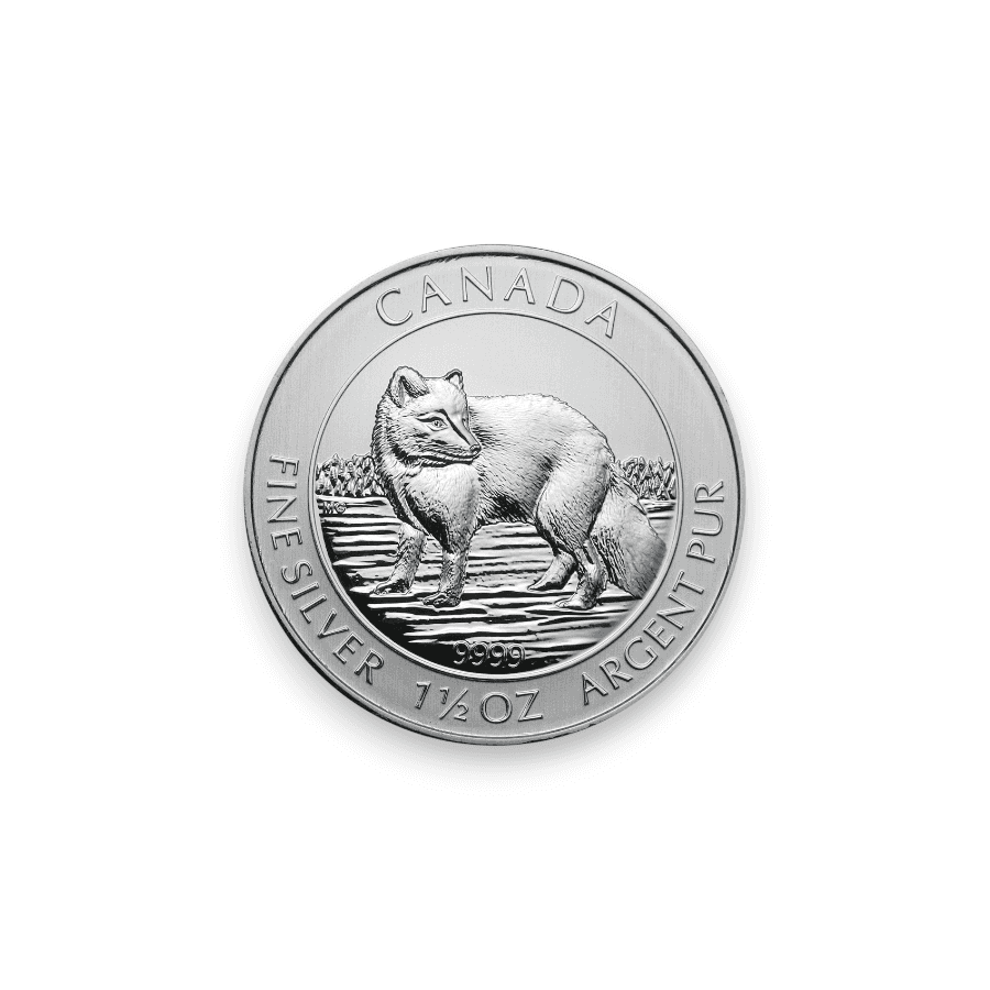 Buy 2014 1.5 oz Canadian $8 Arctic Fox Silver Coin .9999 Fine | PURE