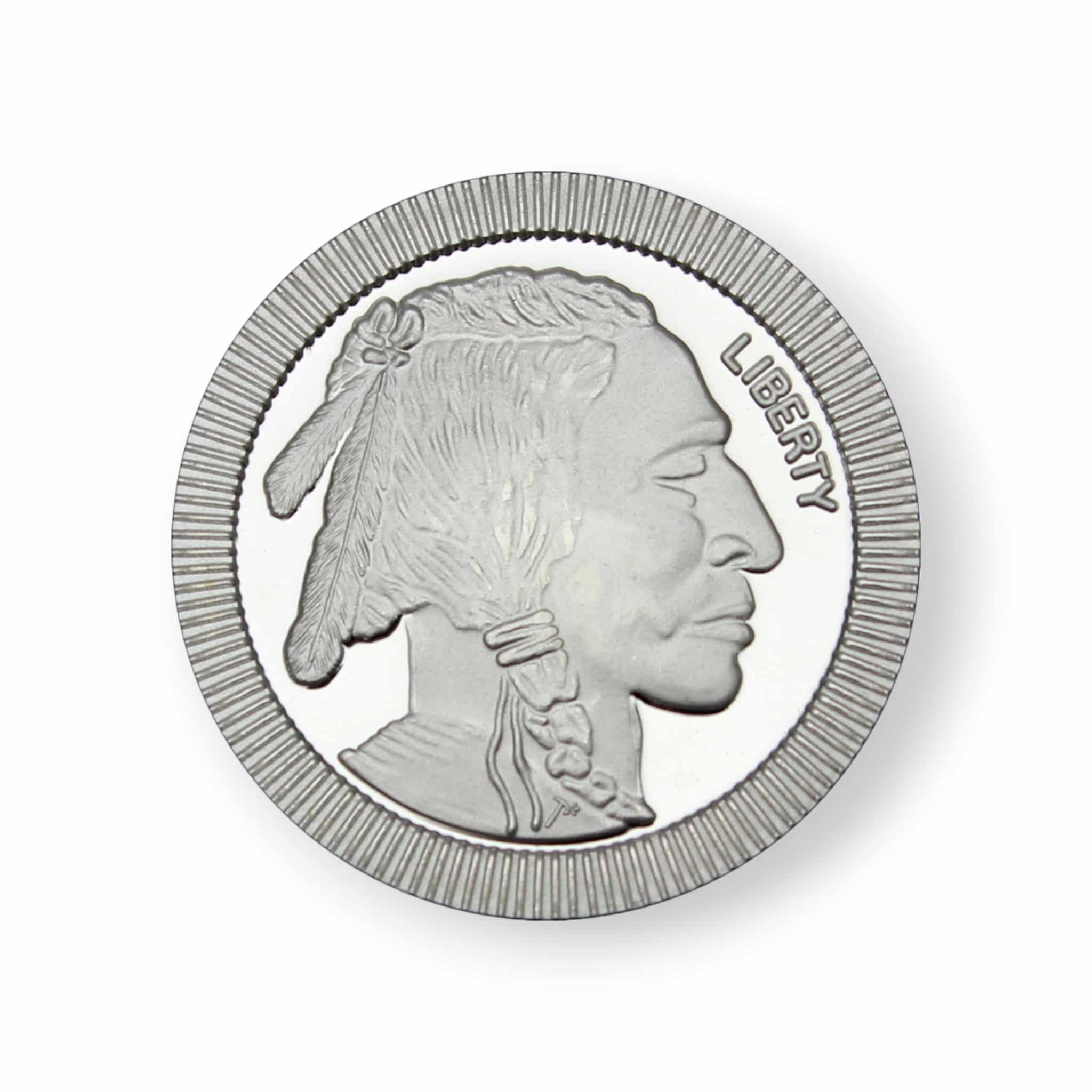 Image of 1 oz Silver Buffalo Round Stackable .999 Fine