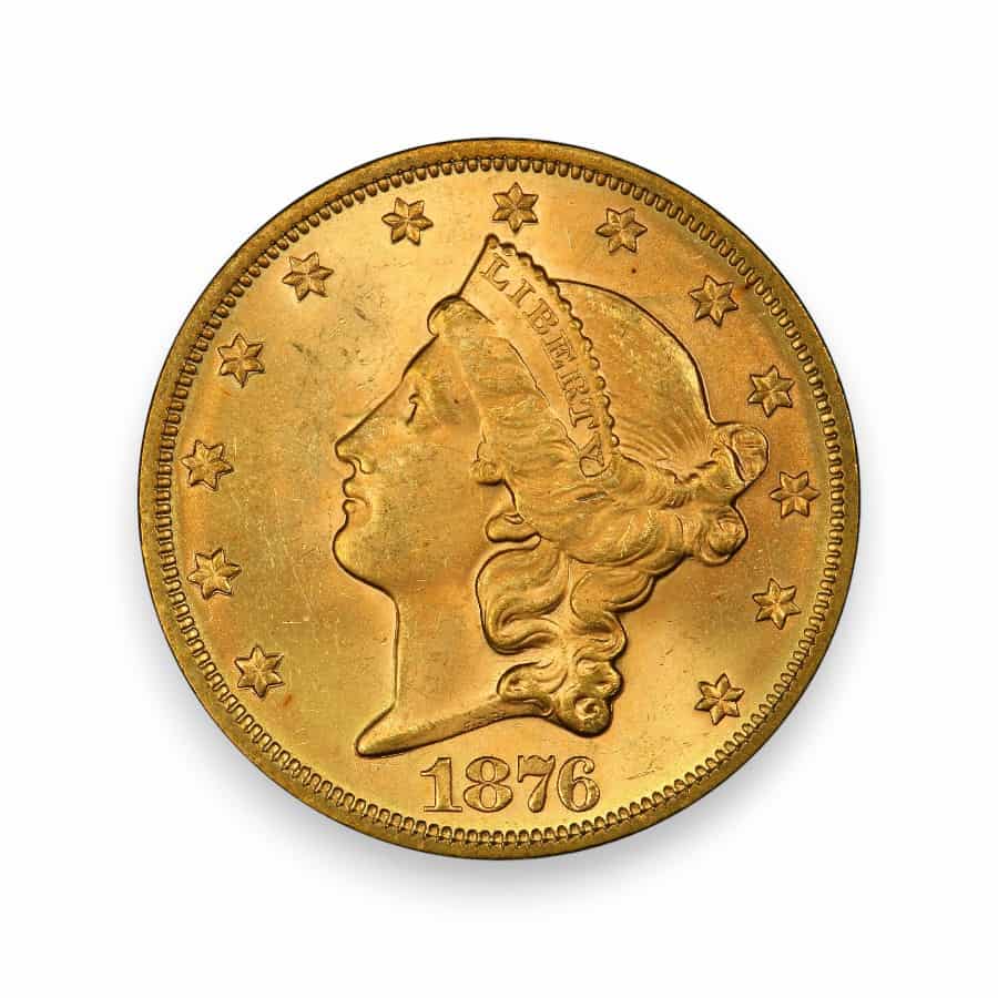 Image of $20 Liberty Head Double Eagle Type 2 (1866-1876)