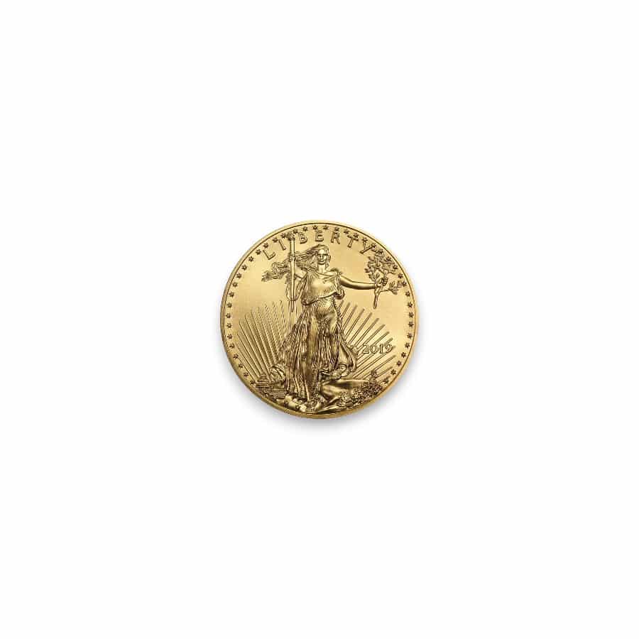 Image of 1/10th oz American Gold Eagle $5 Coin (Random Date)
